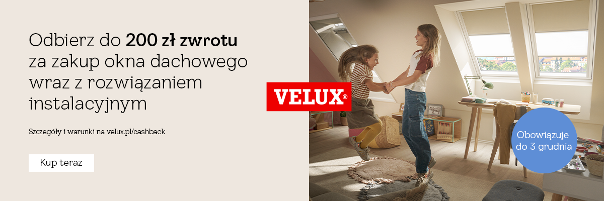 Promocja VELUX CASHBACK