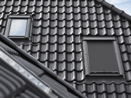 Markiza VELUX MHL, kolor tkaniny: 5060, prześwit 15%