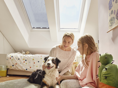 Markiza VELUX MHL, kolor tkaniny: 5060, prześwit 15%