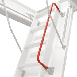 Poręcz FAKRO LXH przykręcana do górnego segmentu drabiny