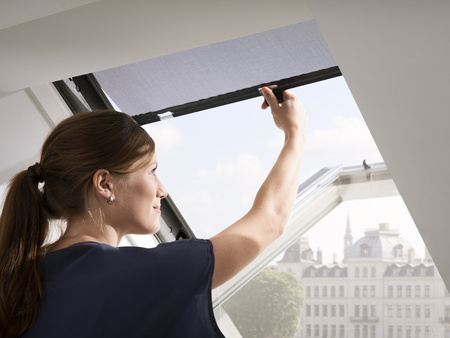 Markiza VELUX MHL, kolor tkaniny: 5060, prześwit 15%