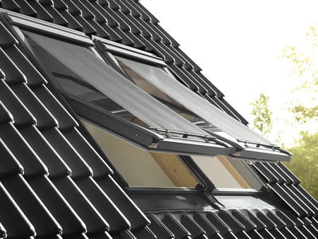 Markiza VELUX MHL, kolor tkaniny: 5060, prześwit 15%