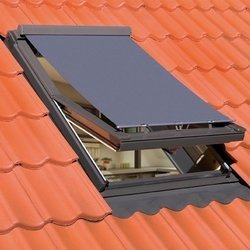 Markiza FAKRO AMZ z kasetą w kolorze RAL 7022