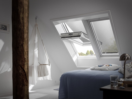 Markiza VELUX MHL, kolor tkaniny: 5060, prześwit 15%