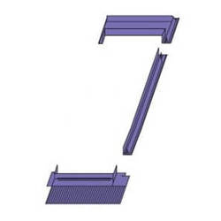 Kołnierz kombi VELUX EKT 0003 - element skrajny prawy