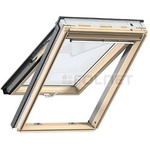 Okna dachowe VELUX GPL 3068 z podwójnym system otwierania, pakiet 3-szybowy laminowany, oblachowanie zewnętrzne w kolorze RAL 7043