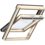Okna dachowe VELUX GLL 1061 z górnym otwieraniem, pakietem 3-szybowym i oblachowaniem zewnętrznym w kolorze RAL 7043 (szarografitowy)